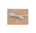 Angel Dear Nylon Headband, Muslin Bow - Desert Green