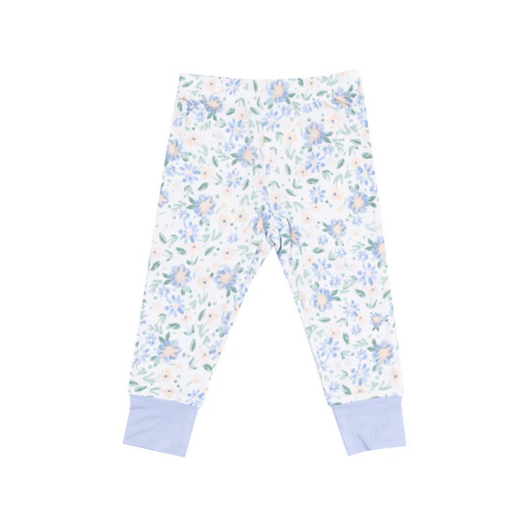 Angel Dear Bamboo S/S PJ Lounge Set - Baby Veronica Blue Floral