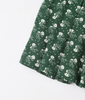Rylee + Cru Mini Girls Sabrina Tiered Midi Skirt - Forest Green Ditsy Floral
