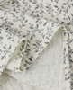 Rylee + Cru Mini Girls Ruffled Midi Skirt - Blue Vines Ivory