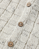 Rylee + Cru UNISEX Knit Tassel Hooded Cardigan Sweater - Oatmeal Speckle