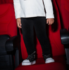 712 Mini Girls Super Soft Velvet Leggings - Black