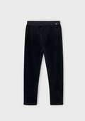 712 Mini Girls Super Soft Velvet Leggings - Black