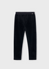 712 Mini Girls Super Soft Velvet Leggings - Black