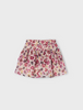 4902 Mini Girls Layered Ruffled Gauze Skirt - Cherry