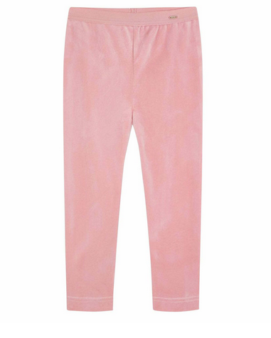 712 Mini Girls Super Soft Velvet Leggings - Makeup Blush Pink