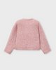 4306 Mini Girls Eco-Recycled Materials Knit Sequined Sweater - Makeup Blush Pink