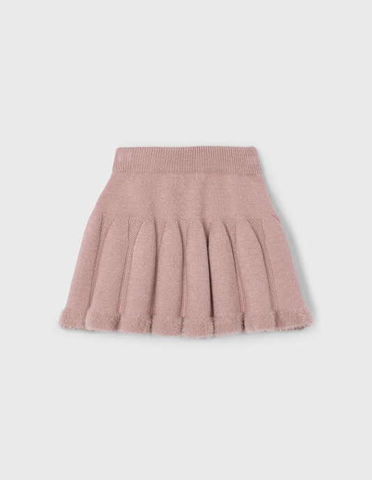 4904 Mini Girls Knit Skirt - Makeup Blush Pink