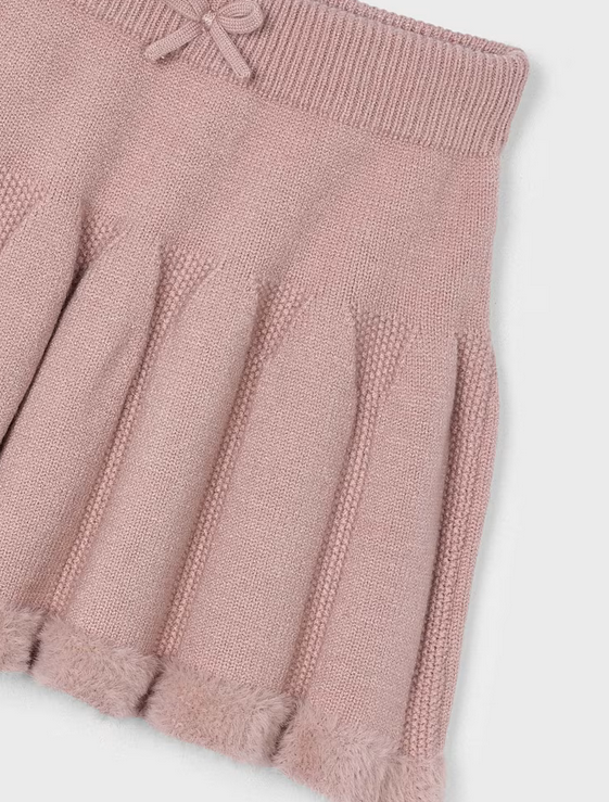 4904 Mini Girls Knit Skirt - Makeup Blush Pink