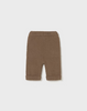 2579 Baby UNISEX Kangaroo Pocket Knit Soft Plush Pants - Brown Plush Lounge Pants