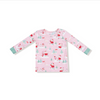 Angel Dear Bamboo L/S PJ Lounge Set - Golf Mrs Claus Pink
