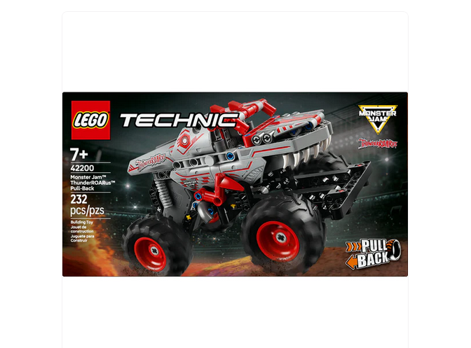 LEGO 42200 Technic Monster Jam Thunderoarus 232pcs, 7Y+
