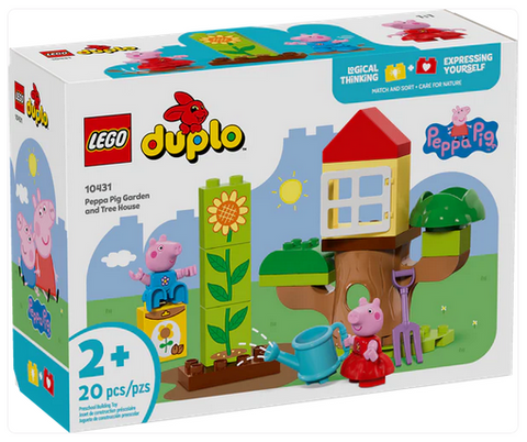 LEGO 10431 Duplo Peppa Pig Garden and Tree House, 20pcs, 2Y+