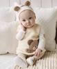 Eco Plush Teddy Bear Dress & Headband w/Ears - Baby Model