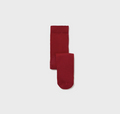 Knit Footed Tights - Cherry Red