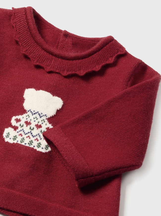 3pc Cherry Jumper & Tight Set - Jumper