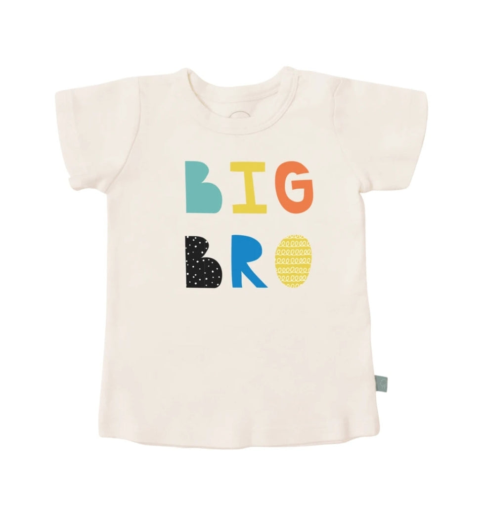 Organic Cotton S/S T-Shirt, Finn & Emma, Big Bro