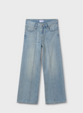 6538 Mayoral Tween/Teen Girls Denim Wide Leg Pants - Light