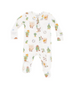 Angel Dear Bamboo 2 Way Zippered Footie - UNSEX Western Avocado Toast