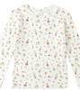 Rylee + Cru Mini Girls Organic Cotton PJ Lounge Set - Festive Holiday Nutcrackers