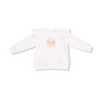 Angel Dear Ruffled Shoulder French Terry Sweatshirt - Cutie Pie