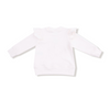 Angel Dear Ruffled Shoulder French Terry Sweatshirt - Cutie Pie
