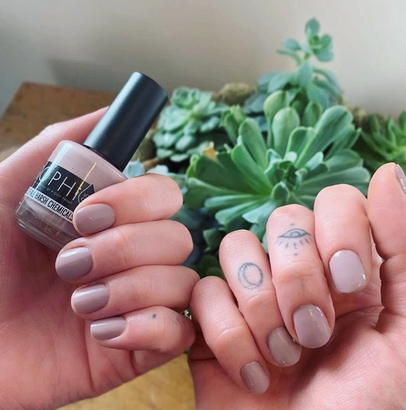 Sophi Vegan Non-Toxic Nail Polish - Lost in London Sandy Cream