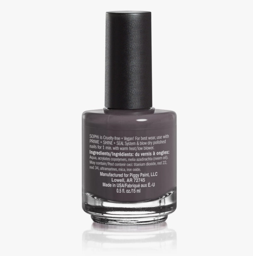 Sophi Vegan Non-Toxic Nail Polish - Feetured Attraction Matte Grey-Purple