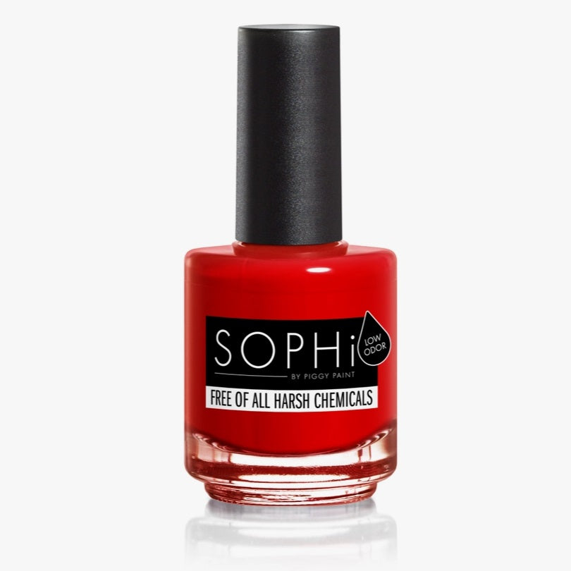Sophi Vegan Non-Toxic Nail Polish - Red Bottom Stilletos Matte Red