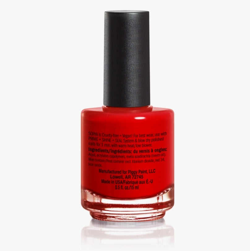 Sophi Vegan Non-Toxic Nail Polish - Red Bottom Stilletos Matte Red