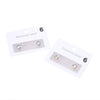 Stainless Steel 6mm Round Rhinestone Stud Earrings - Silver or Gold