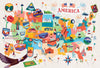 US Landmarks Kids Puzzle in a Cube (100 pcs)