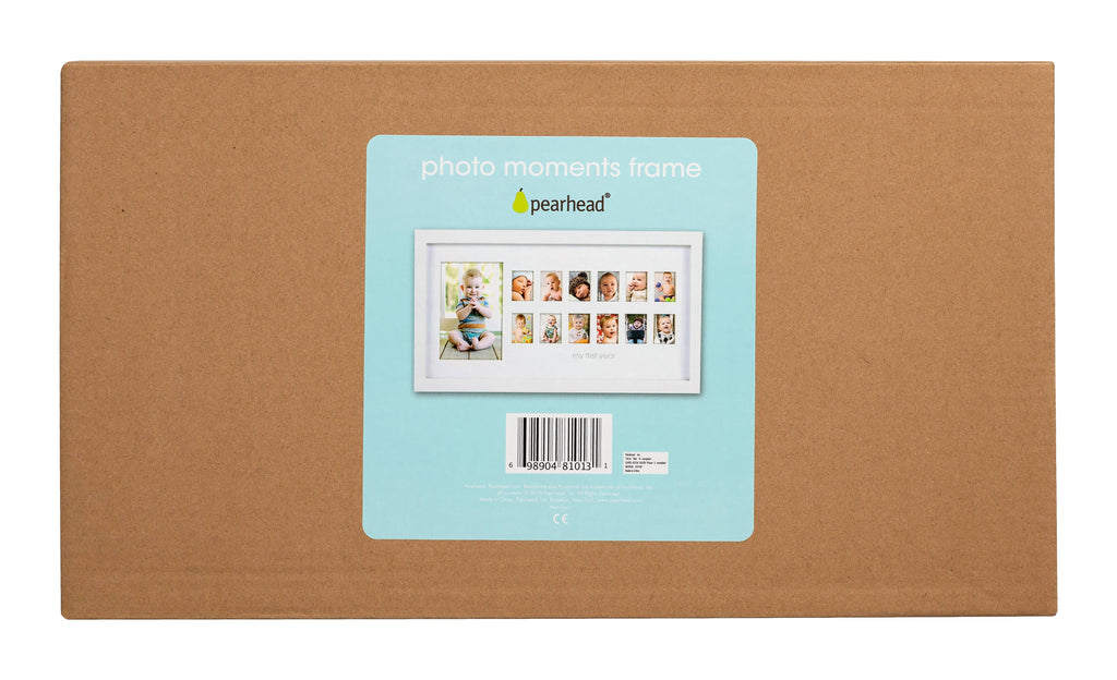 Photo Moments First Year Milestone Keepsake Wood Picture Frame