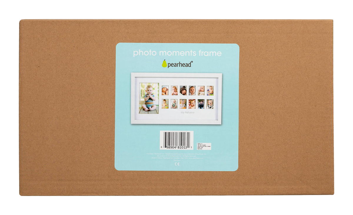 Photo Moments First Year Milestone Keepsake Wood Picture Frame