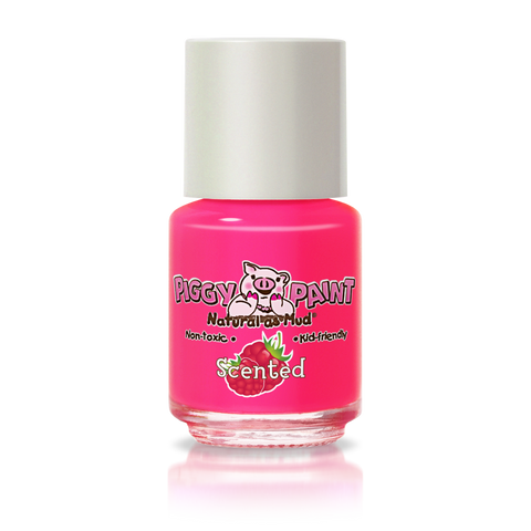 Piggy Paint Non-Toxic Kid-Safe Scented Nail Polish - Rad Raspberry 💖