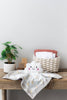 Plush Minky Cloud Lovey Blankie, 12"x12", White