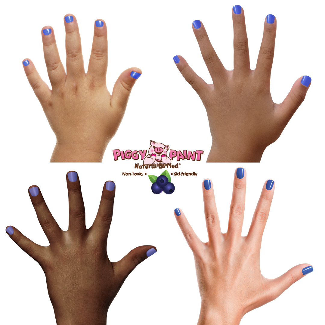 Piggy Paint Non-Toxic Kid-Safe Scented Nail Polish - Bossy Blueberry 🫐