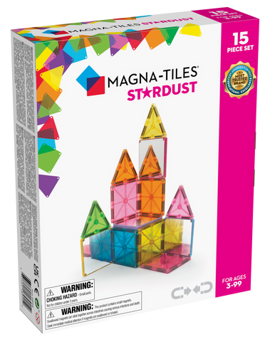 Magna-Tiles Stardust 15-Piece Set