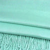 Solid Pashmina Shawl Scarf for Dress: Turquoise