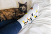 Cat Sushi Socks, Pet Owner Apparel, Unisex Crew Socks
