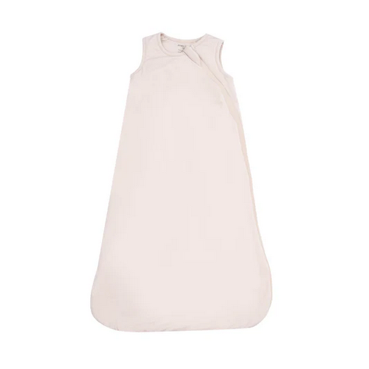 Angel Dear bamboo 1.0 TOG zippered sleep bag, neutral sandshell, front view
