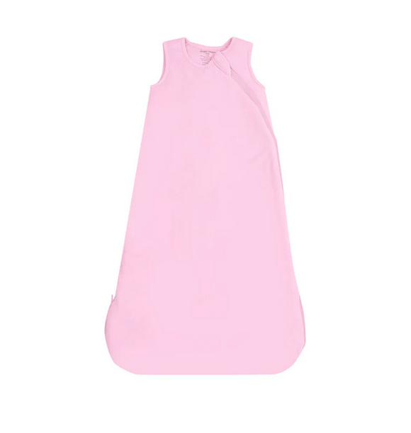 Angel Dear bamboo 1.0 TOG zippered sleep bag, nosegay pink, front view