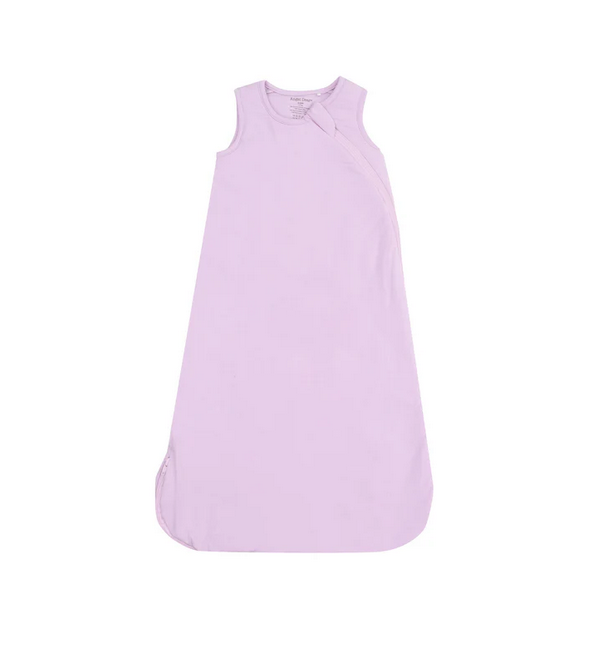 Angel Dear bamboo 1.0 TOG zippered sleep bag, windsome orchid, front view