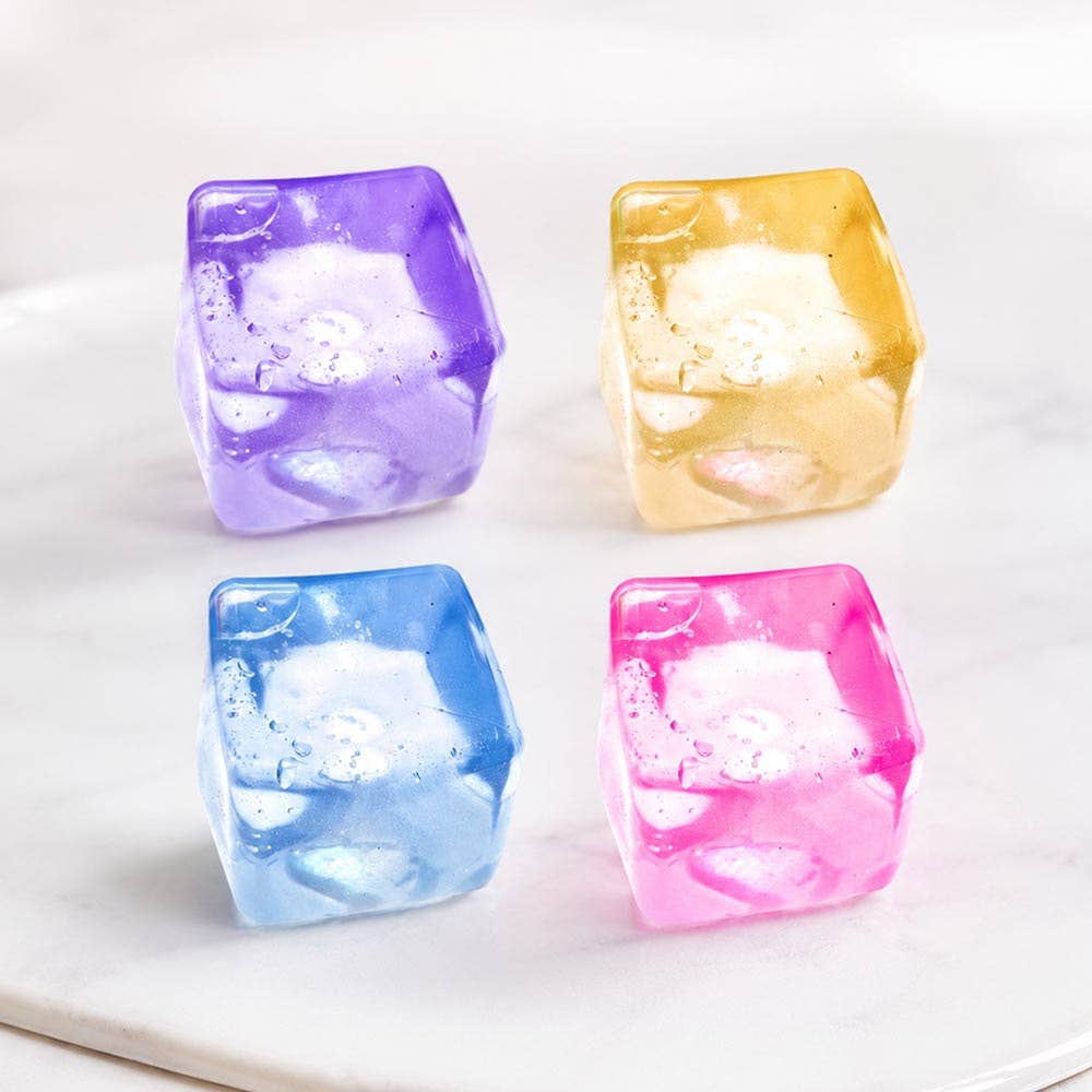 Slow Rise Squishy Sensory Toy - Nice Ice Cube Squeeze Squishy Stress Relief Toy