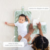 Organic Cotton Travel Changing Mat, Diaper Bag Changing Pad, Sage Green