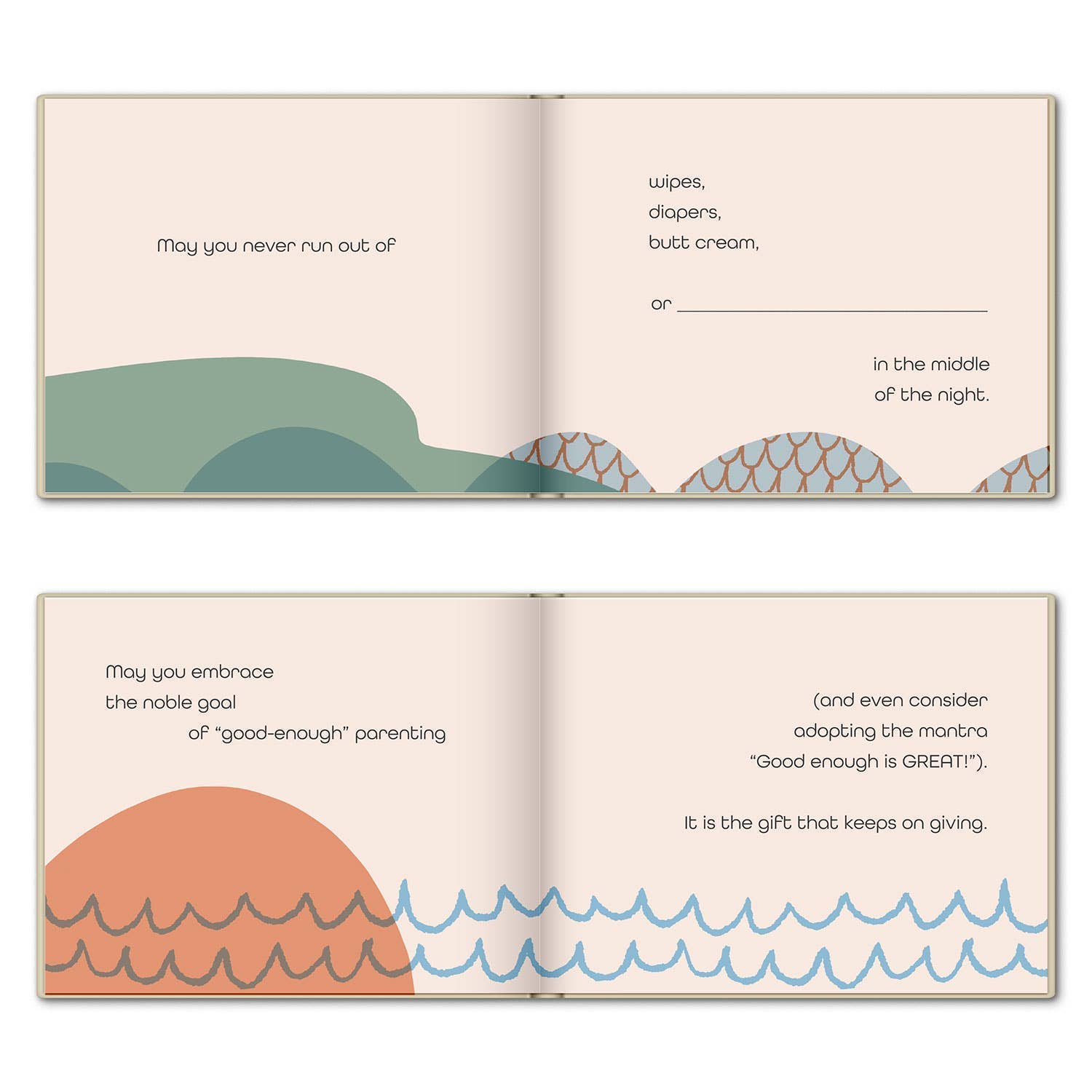 Book - Keepsake Gift, My Wishes for You as a New Parent Fill-in Books