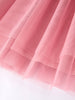 Ruffled Tulle Twirl Dress - Bunny Garden Blue/Pink
