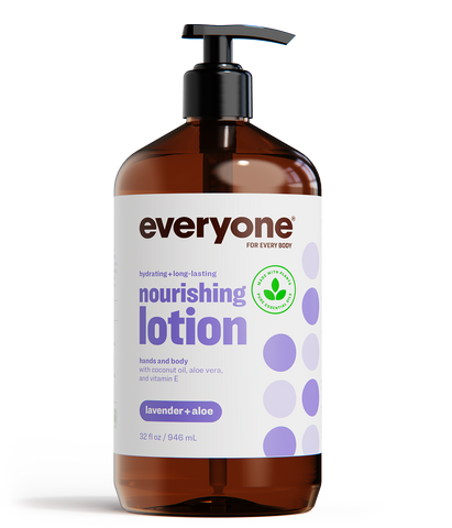 everyone for every body - Plant Based Lavender + Aloe 2in1 Lotion (32oz)