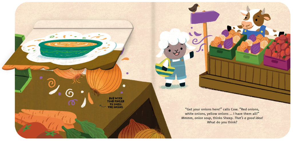 Book - Interactive Smell it Too: Sheep Goes to the Farmers Market