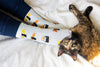 Cat Sushi Socks, Pet Owner Apparel, Unisex Crew Socks